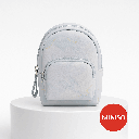 Mini Backpack Style Coin Purse(Marble Pattern)Grey