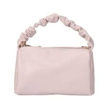 Pleated Crossbody Bag Pale Purple