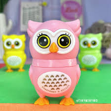 Owl Sharpener & Eraser (Pink)