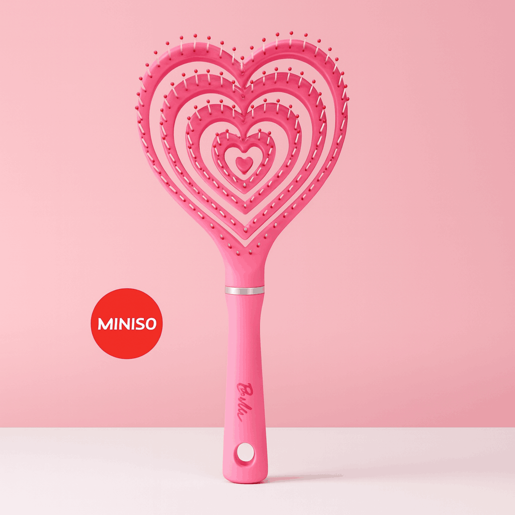 Barbie Collection Heart Vent Brush Miniso
