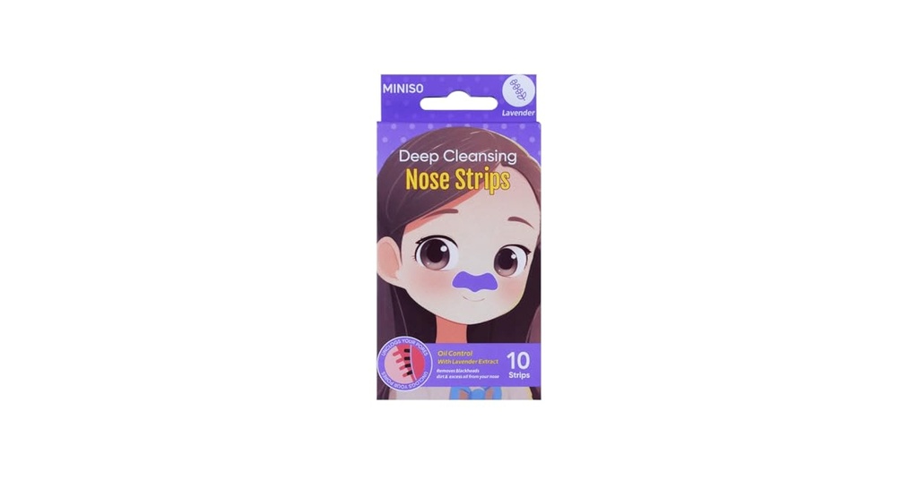 Miniso Deep Cleansing Nose Strips(Lavender)