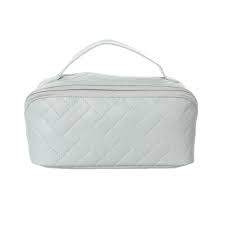 Quilted Cosmetic Bag (Light Green) 