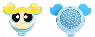 The Powerpuff Girls Collection Folding Mirror Brush(Bubbles)