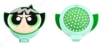The Powerpuff Girls Collection Folding Mirror Brush(Buttercup)