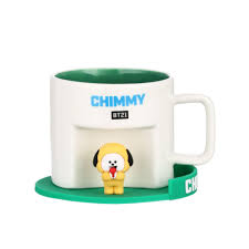 BT21 Collection Cartoon Ceramic Cup With Coaster (450ML)