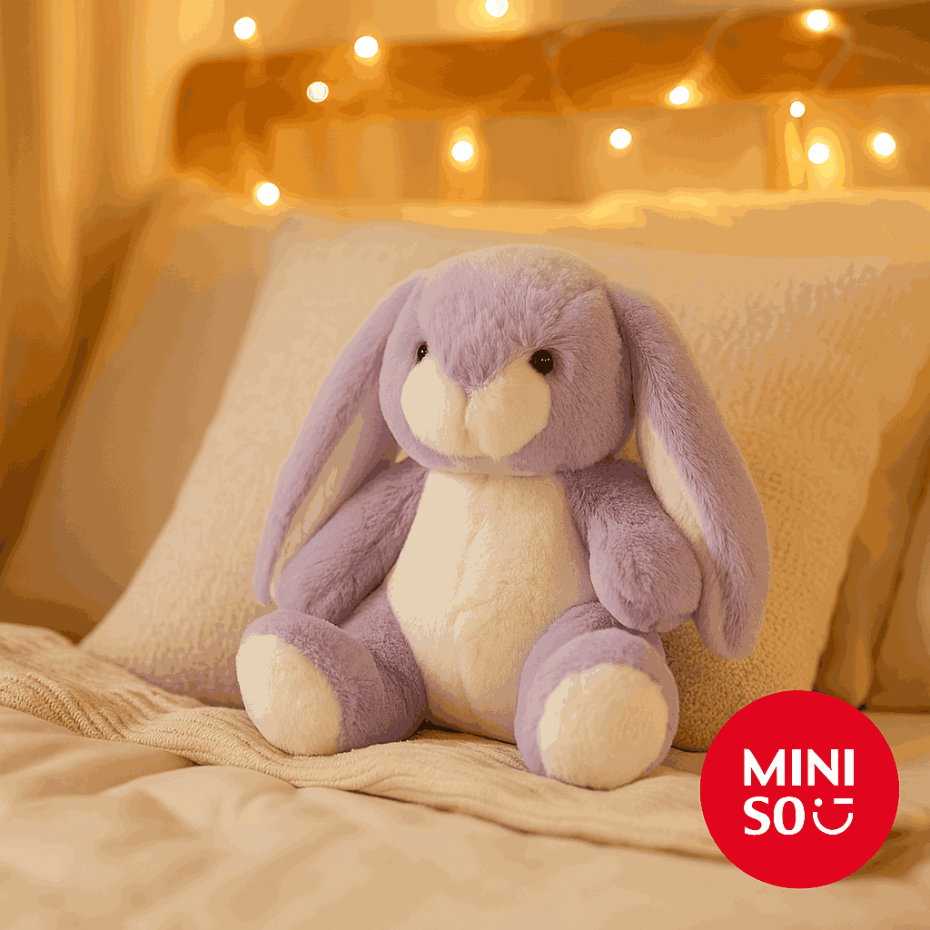 Bunny Plush Toy 25 CM (Purple)