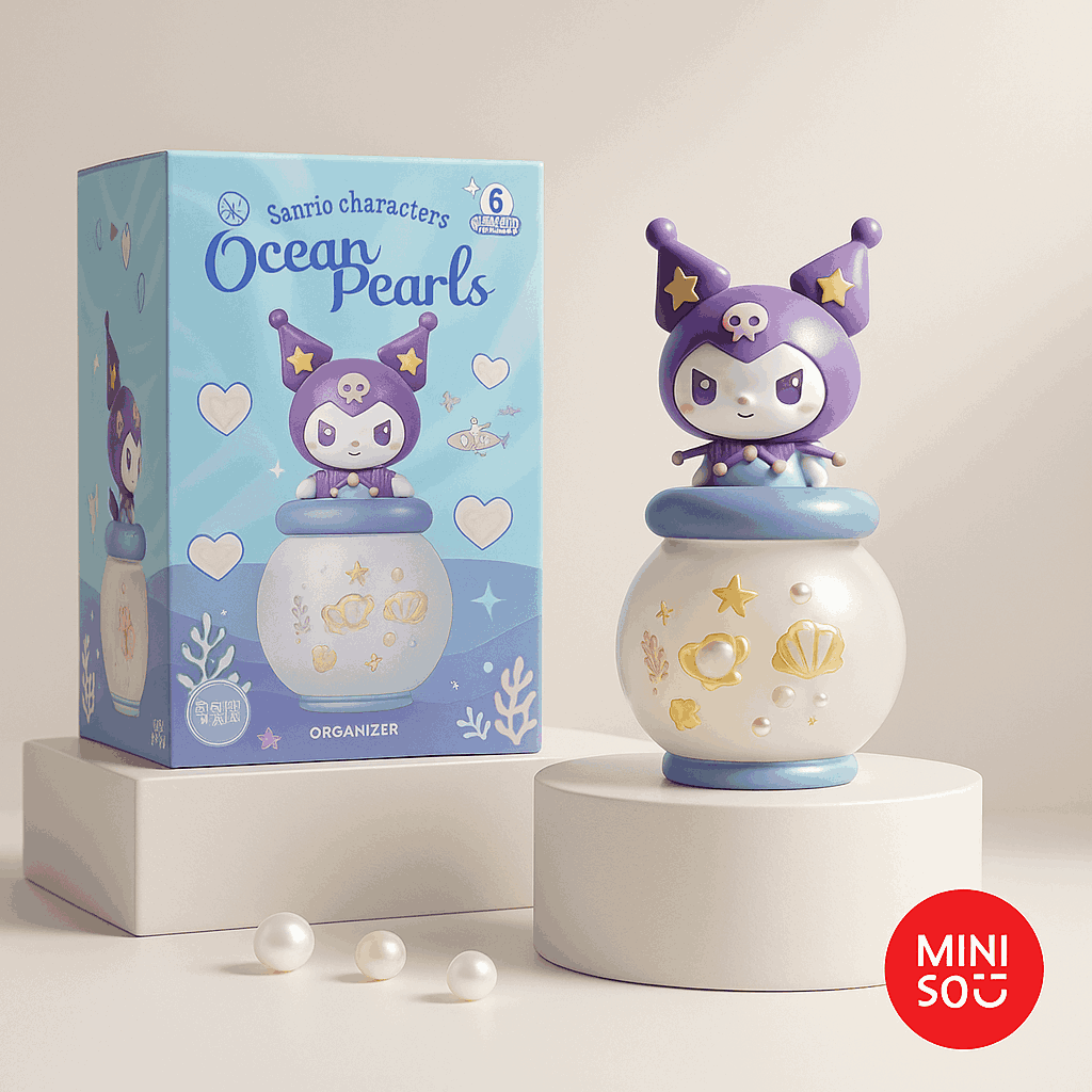 Sanrio Characters Ocean Pearl Storage Jar Miniso