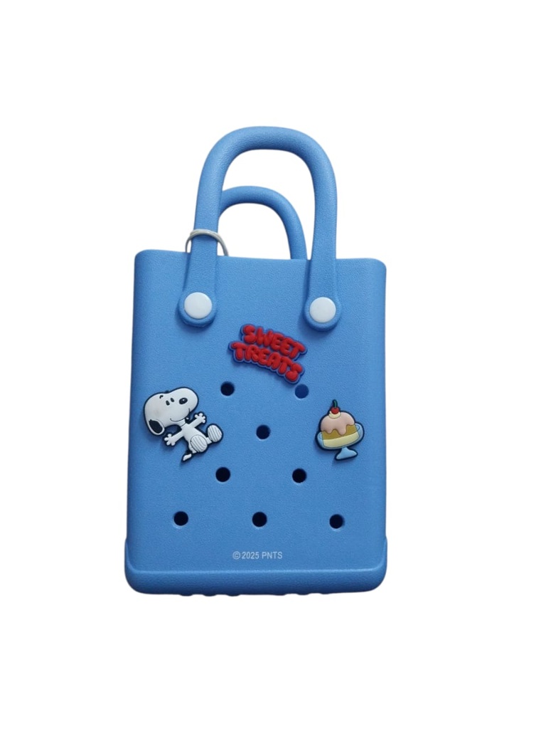 Snoopy Collection Holes Small Handheld Bag (Blue) Miniso