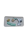 Snoopy Collection Silicone Cosmetic Bag (Beige) Miniso