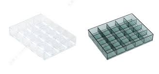 Stackable 6 Grid Ps Jewelry Organizer