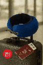 Compact Adjustable Memory Foam Neck Pillow (Navy)