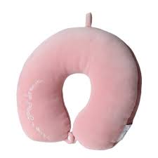 Classic Dual Color Neck Pillow (Pink)