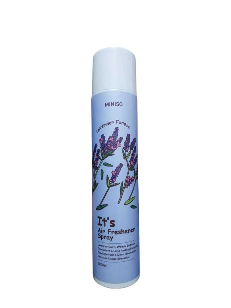 Miniso Pure Delight Air Freshener Spray 300ML (Lavender Forrest)