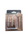 Peach Pink Mini Makeup Brushes Set(4 Pcs) Miniso