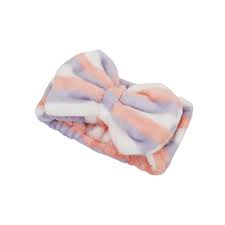 Flannel Bowknot Headband (Striped)