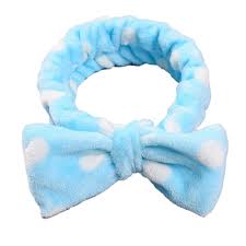 Flannel Bowknot Headband (Polka Dot)
