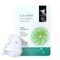 Miniso Natural Beauty Facial Mask(Cucumber)Pack Of Too