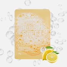 Miniso Brightening Bubble Sheet Mask (Lemon)