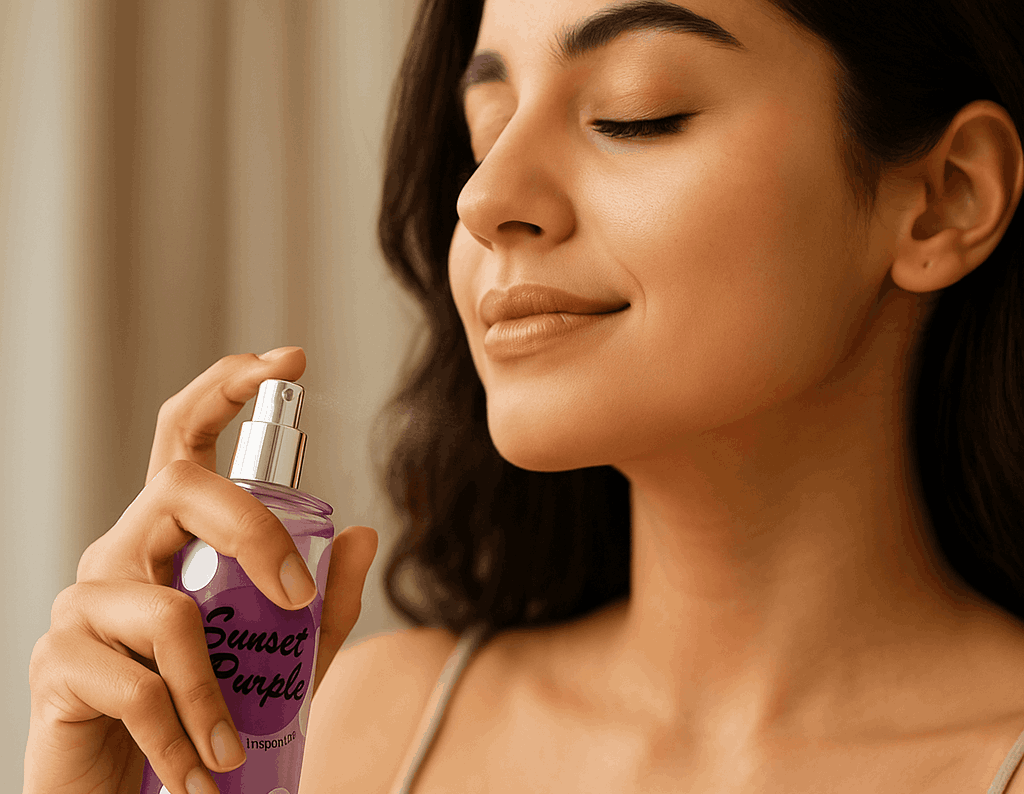 Body Mist Miniso Twinkle Stones(Sunset Purple)