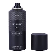 Miniso Leisure Time Perfume Deodorant Body Spray (Classic Black)