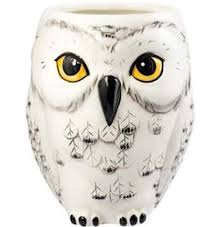Harry Potter Owl Shape Ceramic Cup With Spoon (800ML)