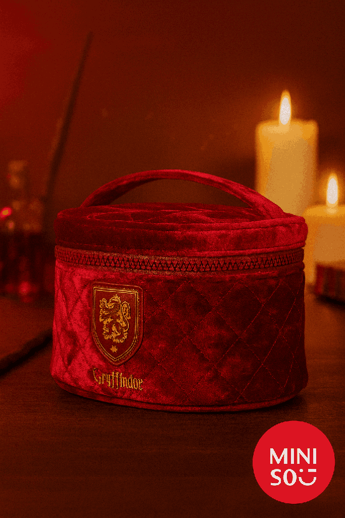 Harry Potter Barrel Makeup Bag (Red)