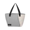 Color Bloking Mousse Trapezoid Lunch Bag (Grey)