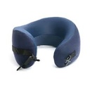 Compact Adjustable Memory Foam Neck Pillow (Navy)