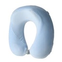 Dual Color Memory Foam U Shaped Neck Pillow (blue)