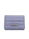 Classic Strip Tri-Fold Zip-Around Women's Wallet (Pink) Miniso