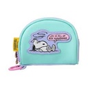 Snoopy Colorful Vintage Collection Semi-Circle Coin Purse (Green)
