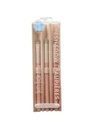 Peach Pink Series Eyeshadow Brushes Set (3pcs)