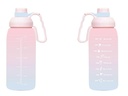 Macaron Fantasy Large Capacity Plastic Water Bottle (1800ML)